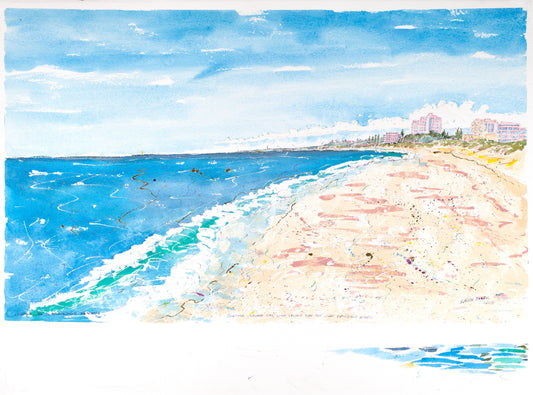 Brighton and Scarborough Beaches - Print