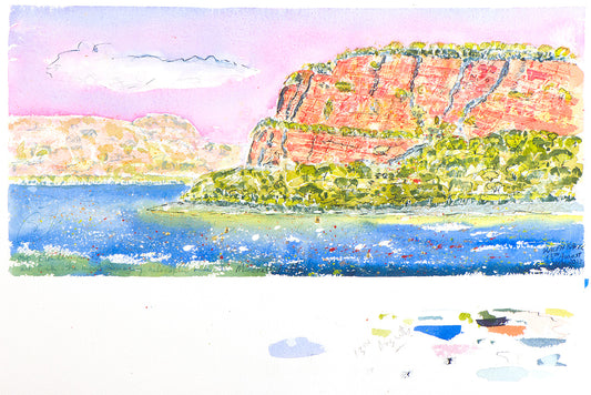 Ponant Kimberley Cruise - Hunter River - Print