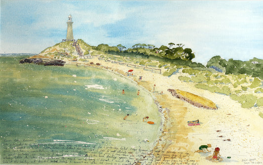 Pinkies Beach, Rottnest 2009 - Print