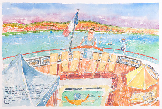 Ponant Kimberley Cruise - Water Aerobics - Print