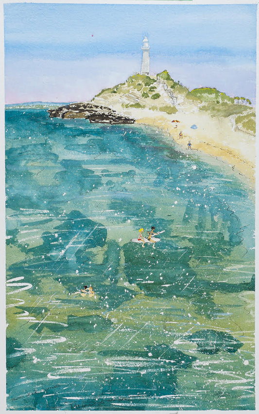 Pinky Beach, Rottnest 2010 - Print