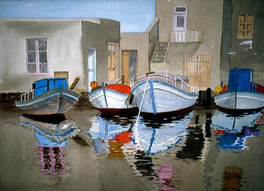 Greek Boats - Print